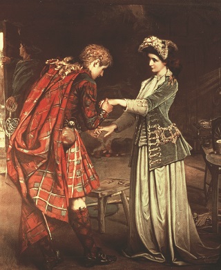 Flora Macdonald and Bonnie Prince Charlie