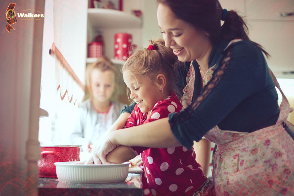 Walker Shortbread, Kids Baking with Mom 